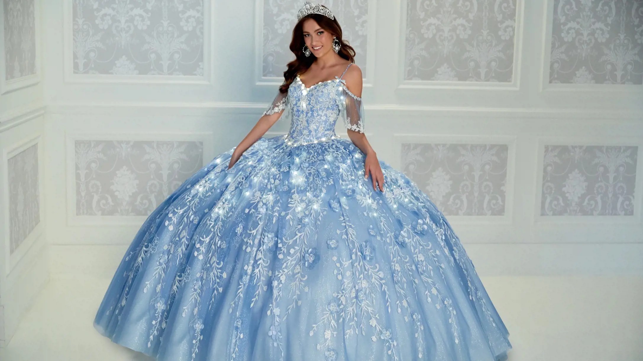 New Light Blue Quinceañera Dresses You'll Love Desktop Image