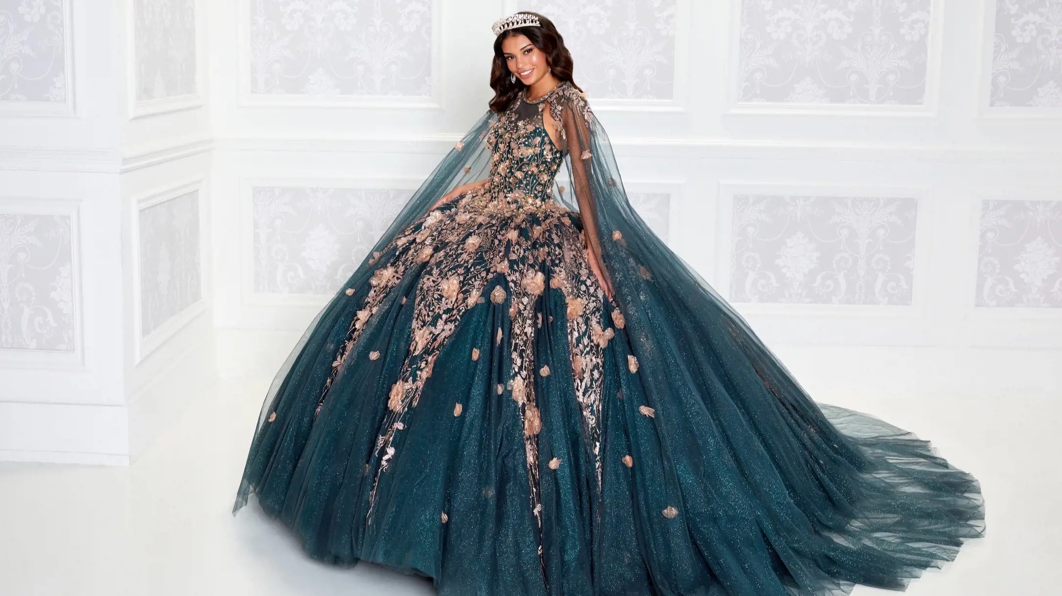 Dresses for Your Enchanted Forest Themed Quinceañera Desktop Image