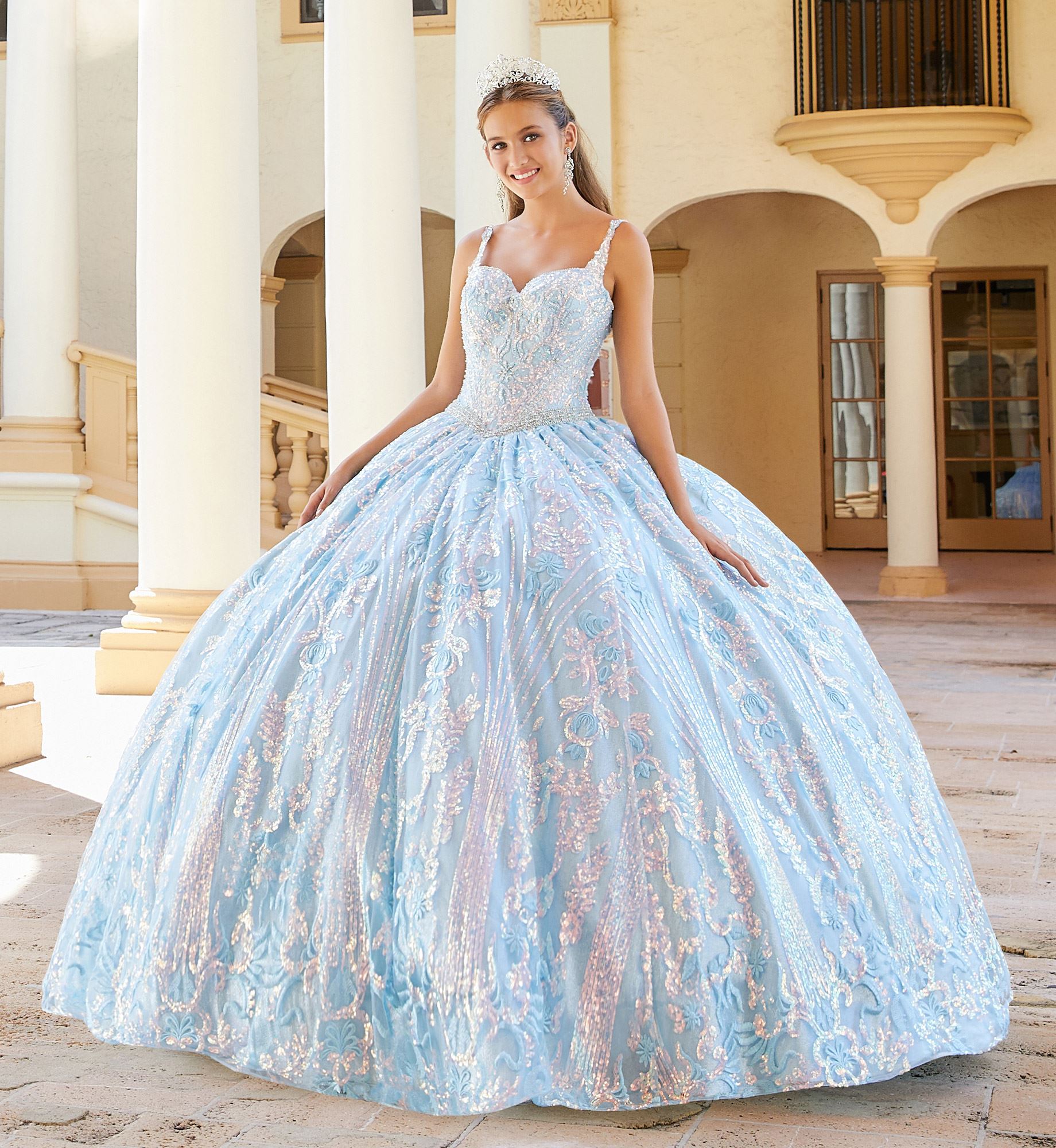 pastel quinceanera dresses