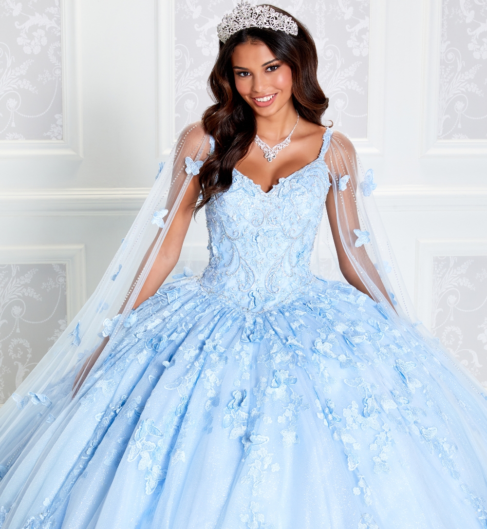Butterfly Detail Quinceaera Dress | PR12261