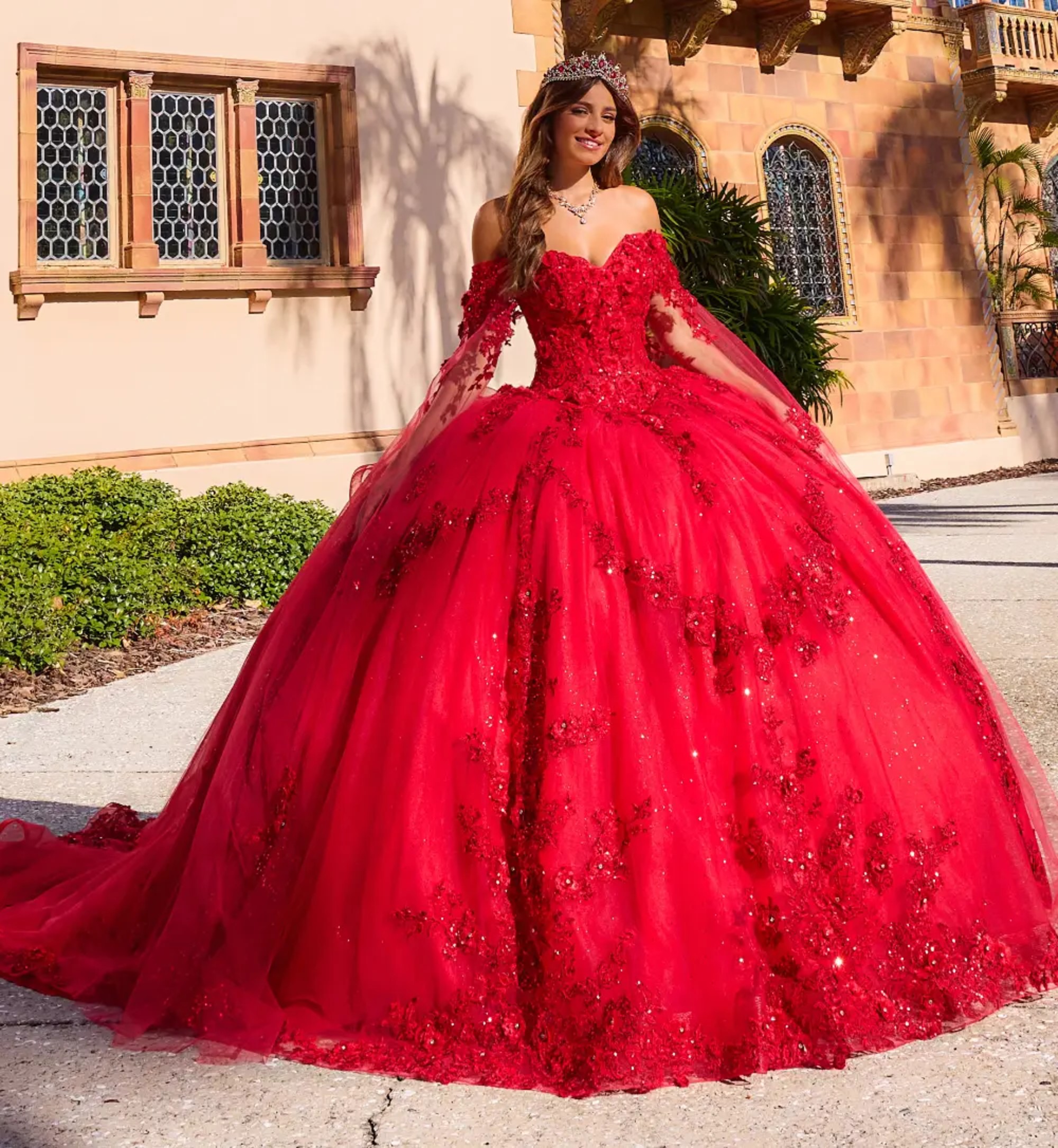 Cheap red quinceanera dresses top