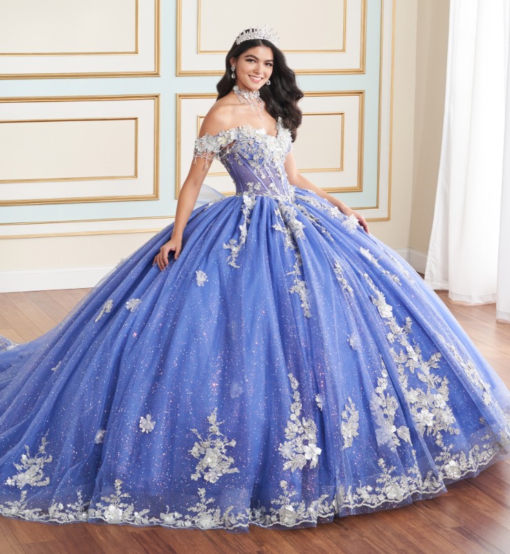Light blue and silver quinceanera dresses cheap