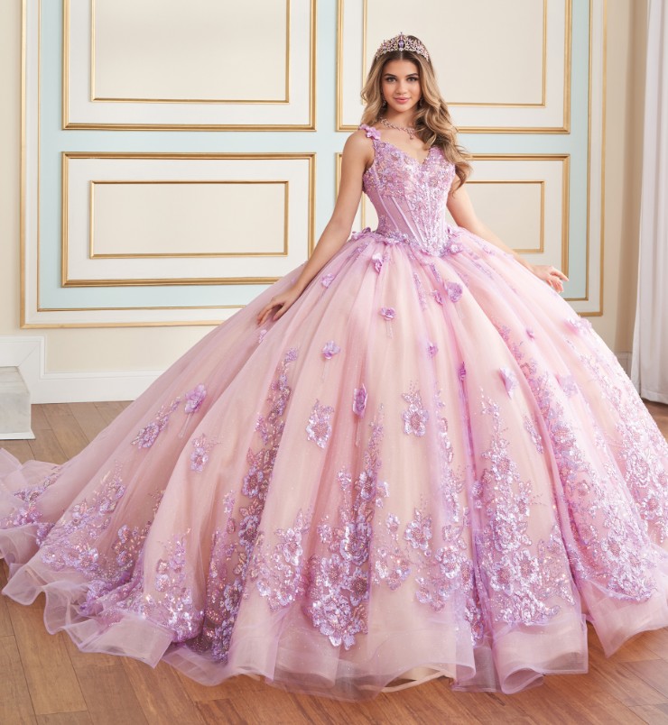 Pink Quinceanera Dresses Princesa by Ariana Vara
